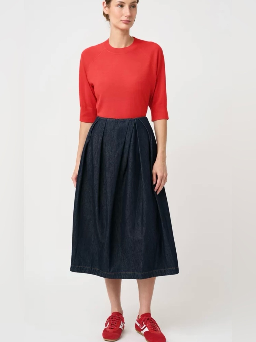 Dries Van Noten denim skirt